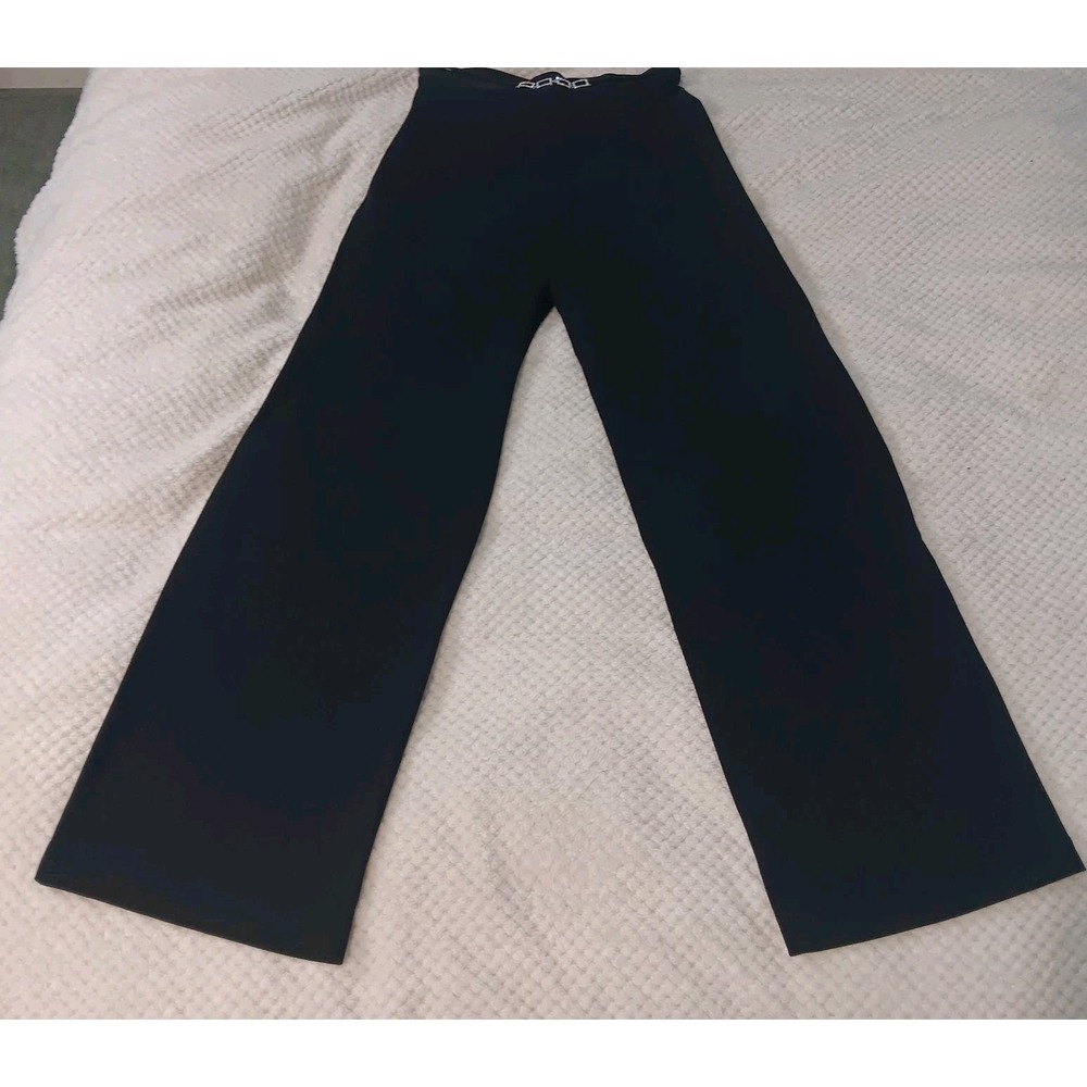French Ikito Glam High-Waist Wide Leg Pant With‎ Bling. Office Siren Corpcore